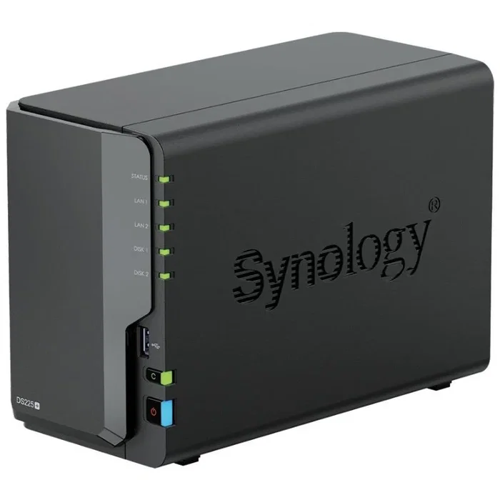 Synology DiskStation DS225+ NAS de 2 Bahías 3.5"-2.5", 6GB DDR4, 8TB (2x4TB HAT3300), Torre, 2.5GbE, Intel Celeron J4125